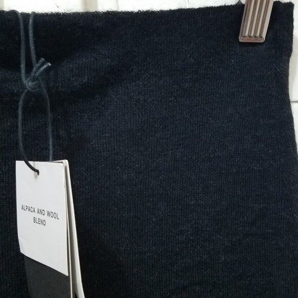 NWT BLACK FINE 63% WOOL AND 17% ALPACA BLEND SKIRT LIMITED EDITION - Picture 4 of 5